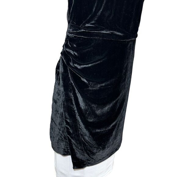 House Of Harlow 1960 Velvet Sheath Dress Rhinestone Straps Women Medium NWT - Picture 7 of 8